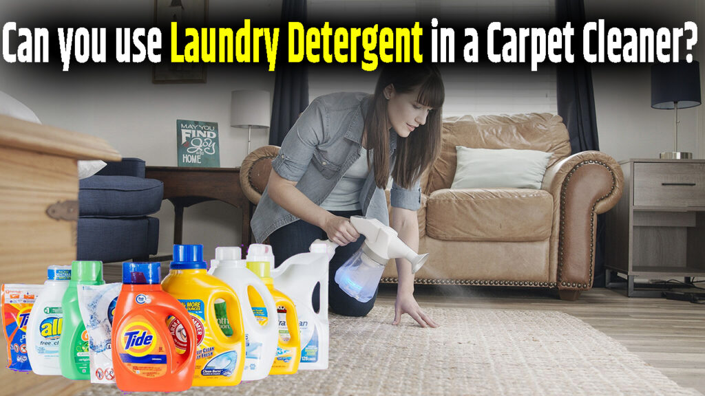 Can you use Laundry Detergent in a Carpet Cleaner?