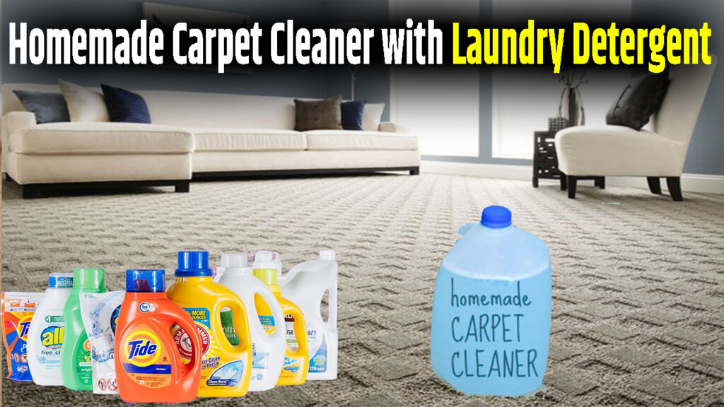 Can you use Laundry Detergent in a Carpet Cleaner?