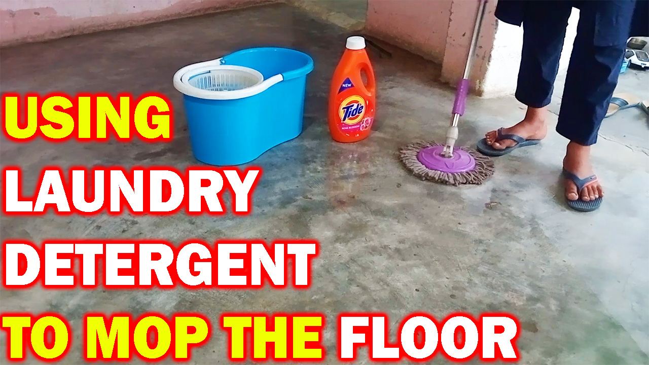 Can I Use Laundry Detergent to Mop the Floor