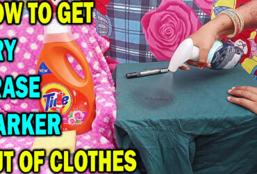 how to get dry erase marker out of clothes
