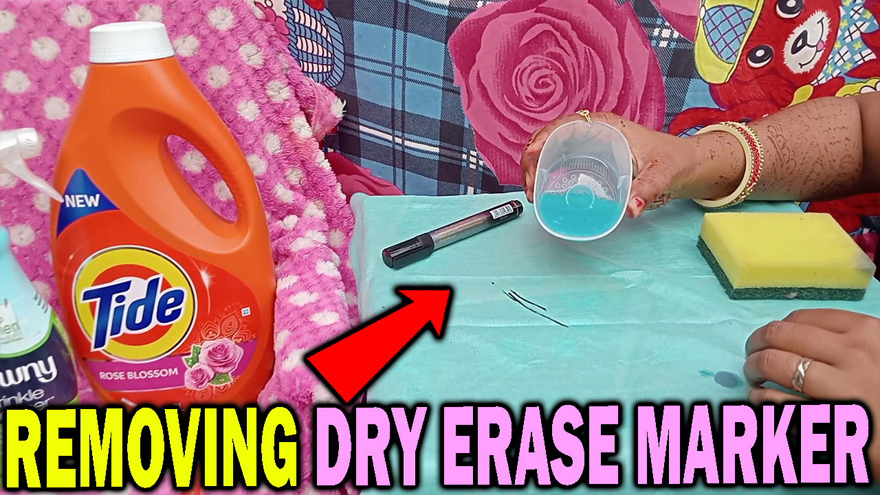 How to Get Dry Erase Marker Out of Clothes