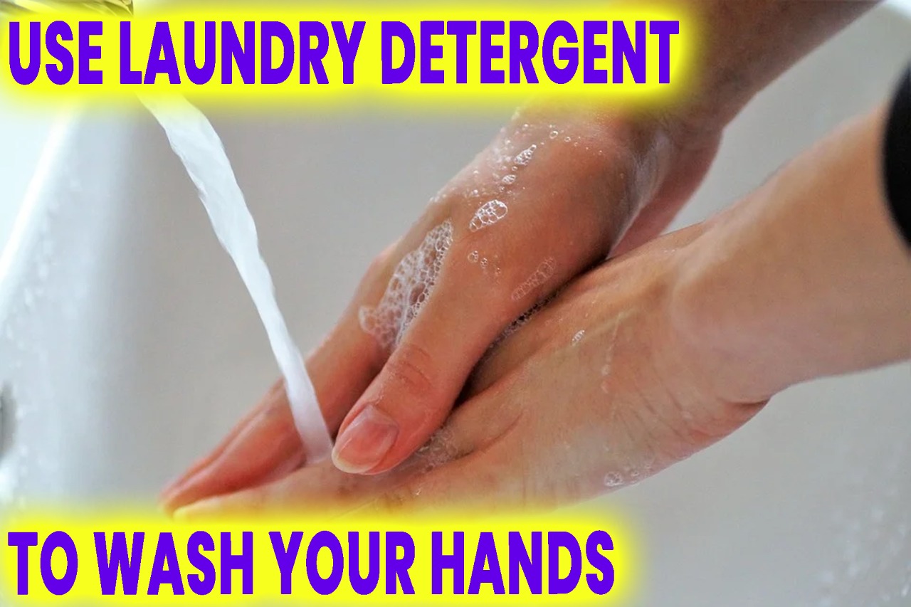 Can You Use Laundry Detergent to Wash Your Hands