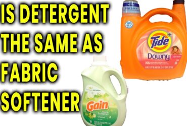 Is Detergent the Same as Fabric Softener