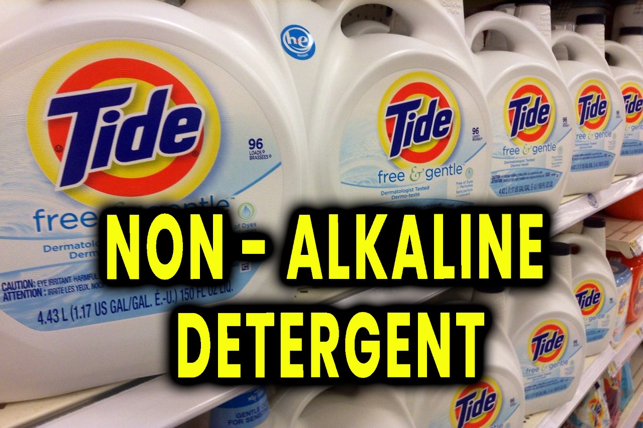 non alkaline detergent