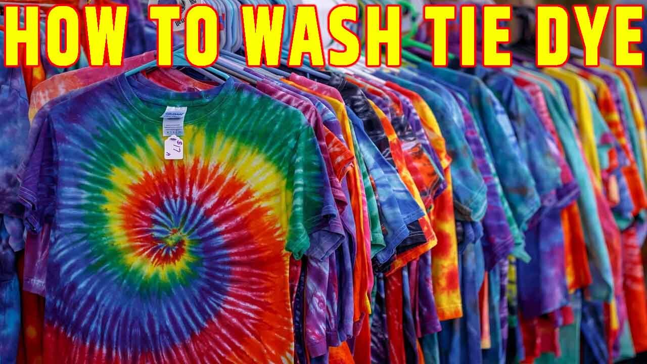 how to wash tie dye
