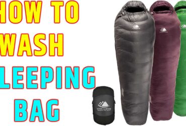 how to wash a sleeping bag