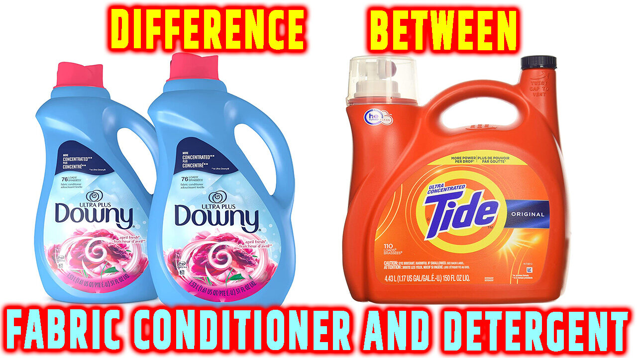 Difference Between Fabric Conditioner and Detergent