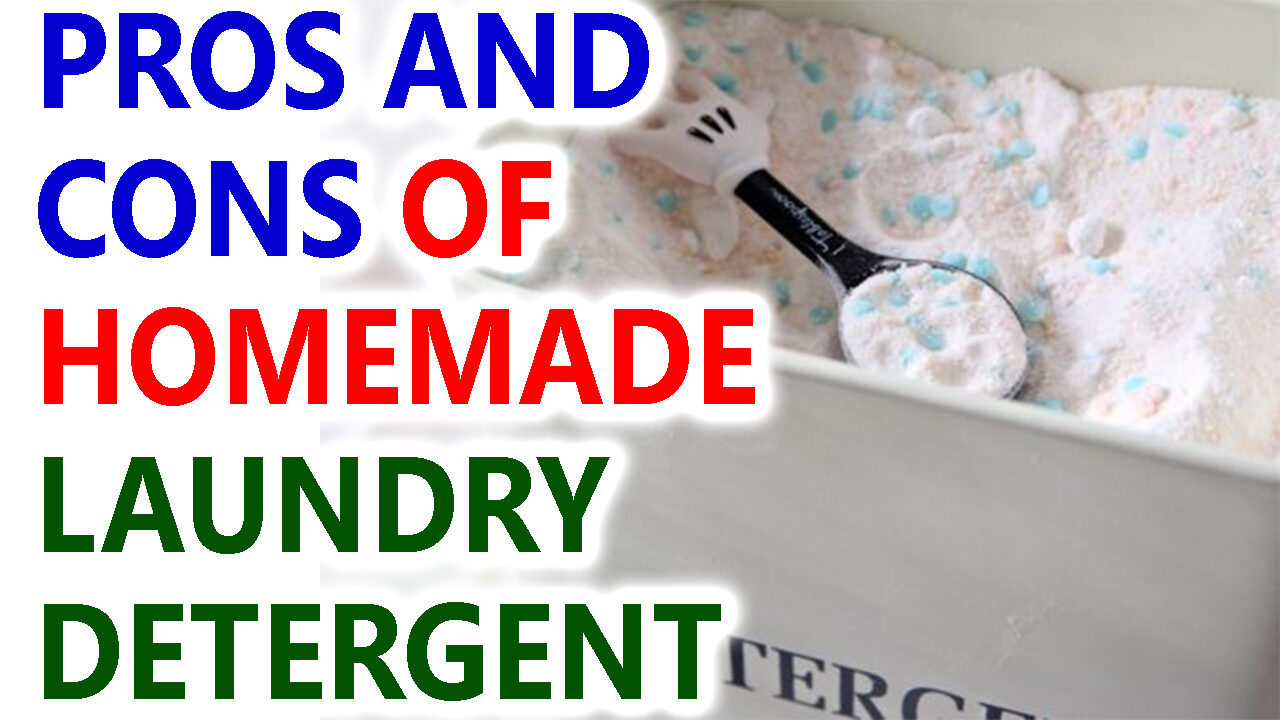 pros and cons of homemade laundry detergent