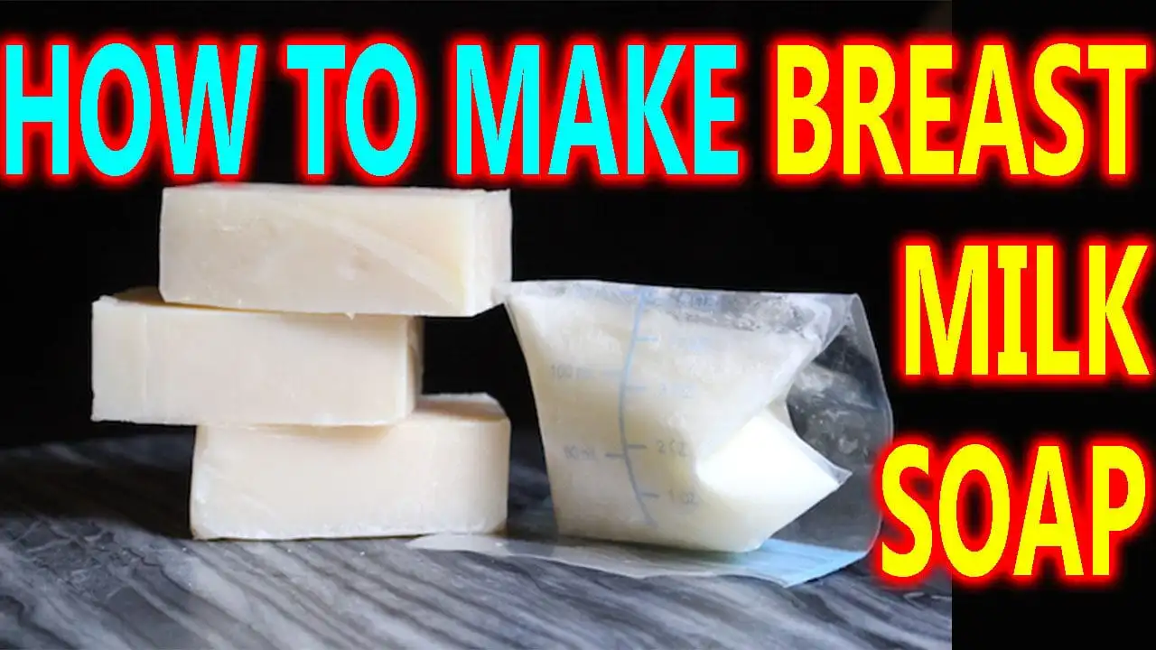 how to make breast milk soap