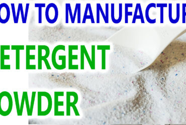 how to manufacture detergent powder