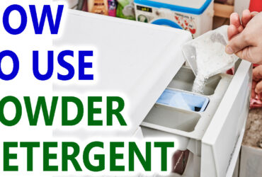 how to use powder detergent