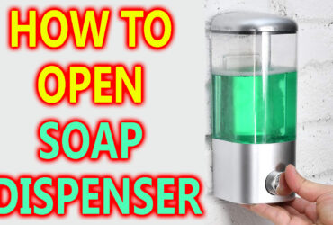 how to open soap dispenser