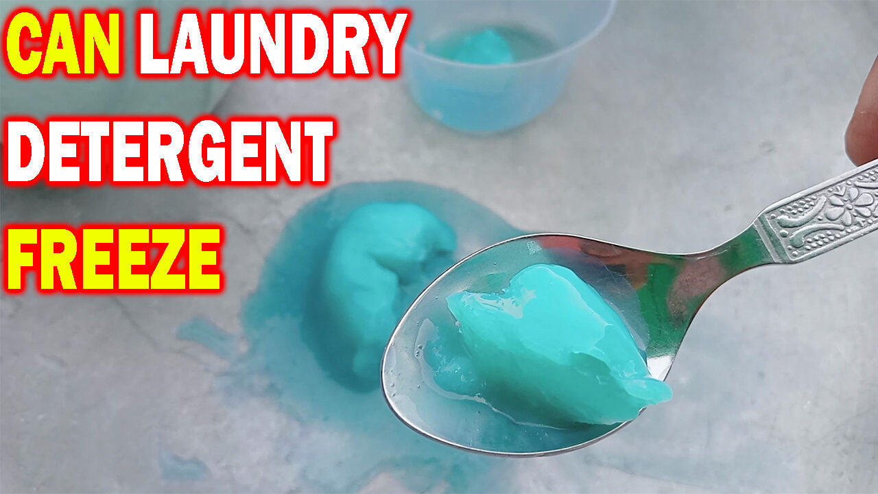 can laundry detergent freeze