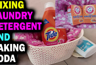can you mix laundry detergent and baking soda