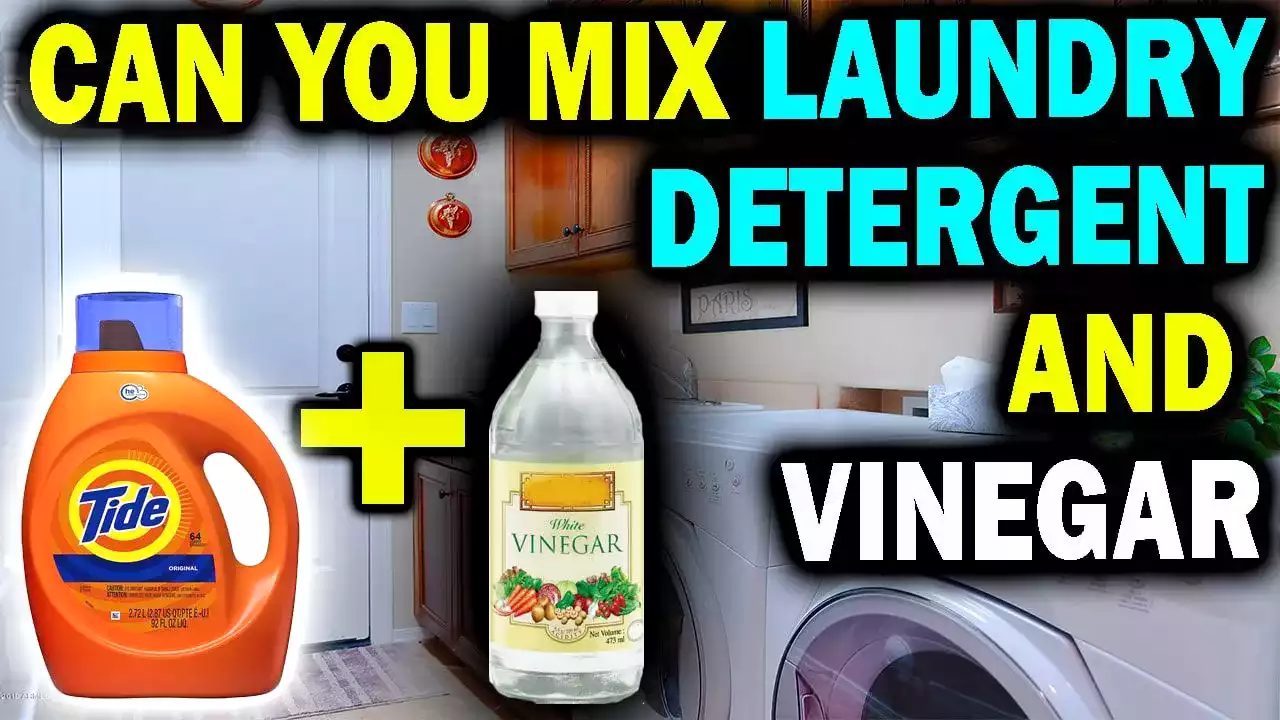 can you mix laundry detergent and vinegar