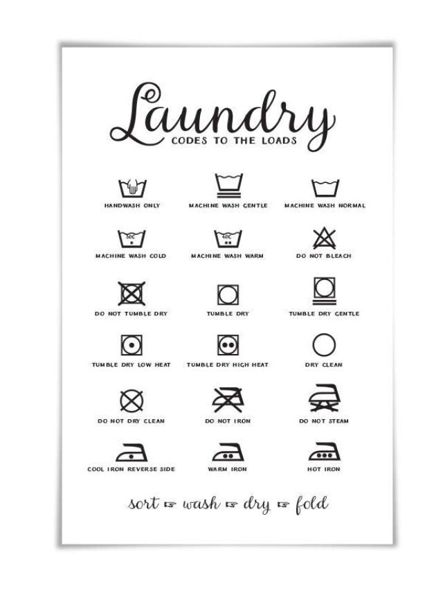 Laundry Symbols [Complete Guide]